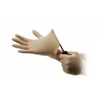دستکش لاتکس سفید سایز لارج